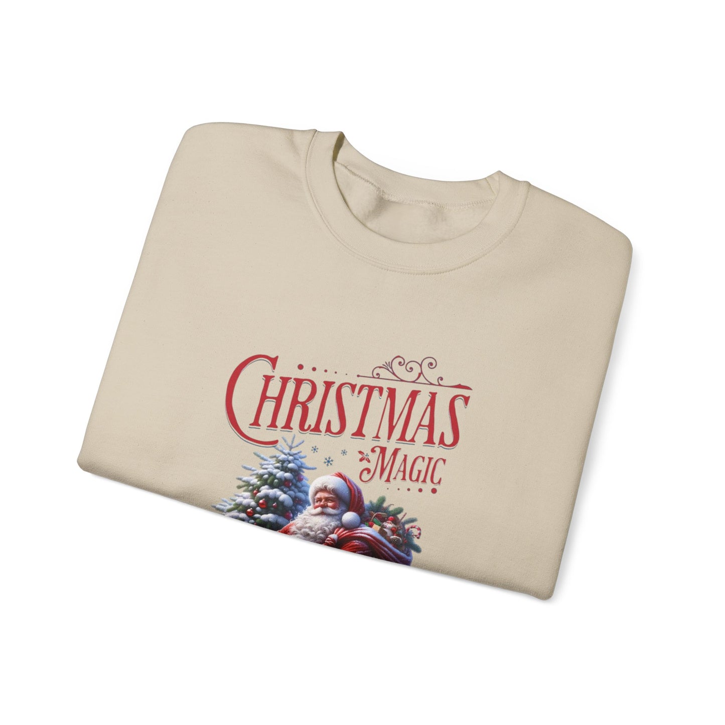 Sweatshirt — 'Christmas Magic' Santa Cozy Holiday Crewneck