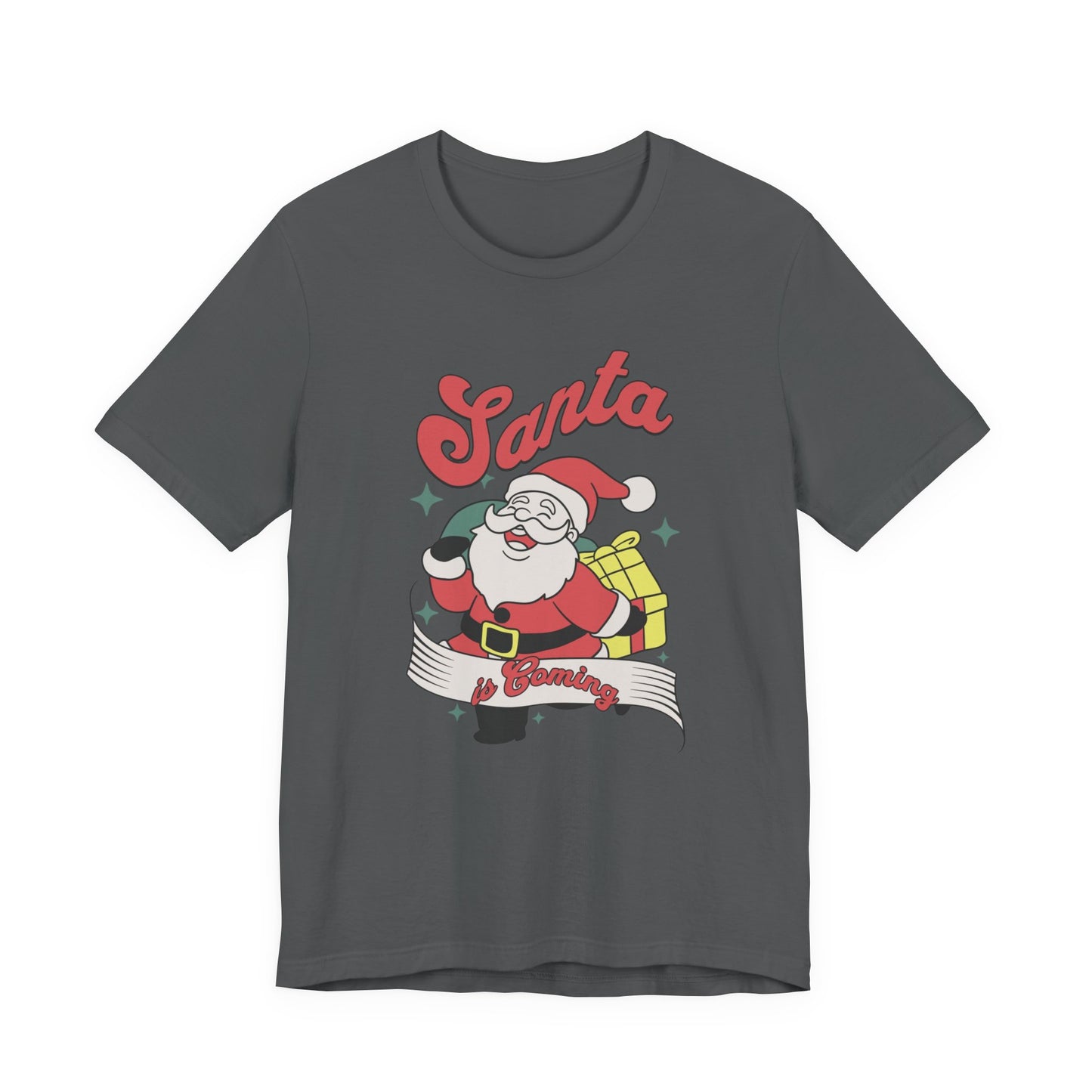 Santa Graphic T-Shirt — Retro Merry Christmas Tee