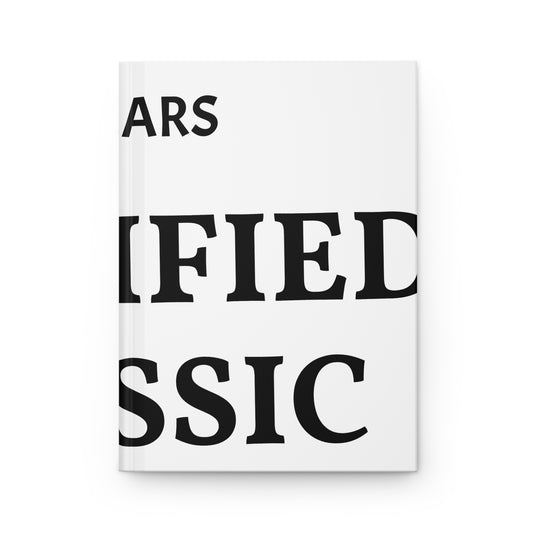 Hardcover Journal — "Certified Classic" 60 Years Celebration Notebook