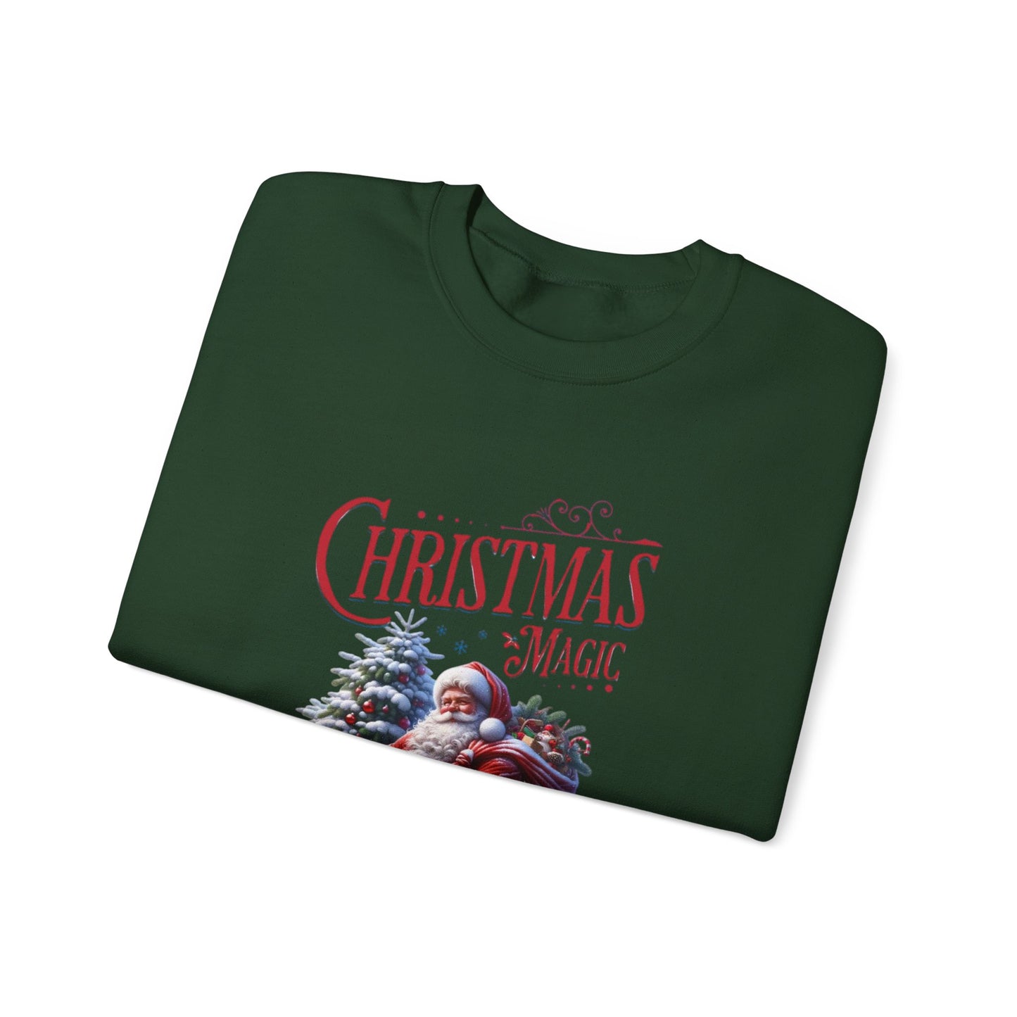 Sweatshirt — 'Christmas Magic' Santa Cozy Holiday Crewneck