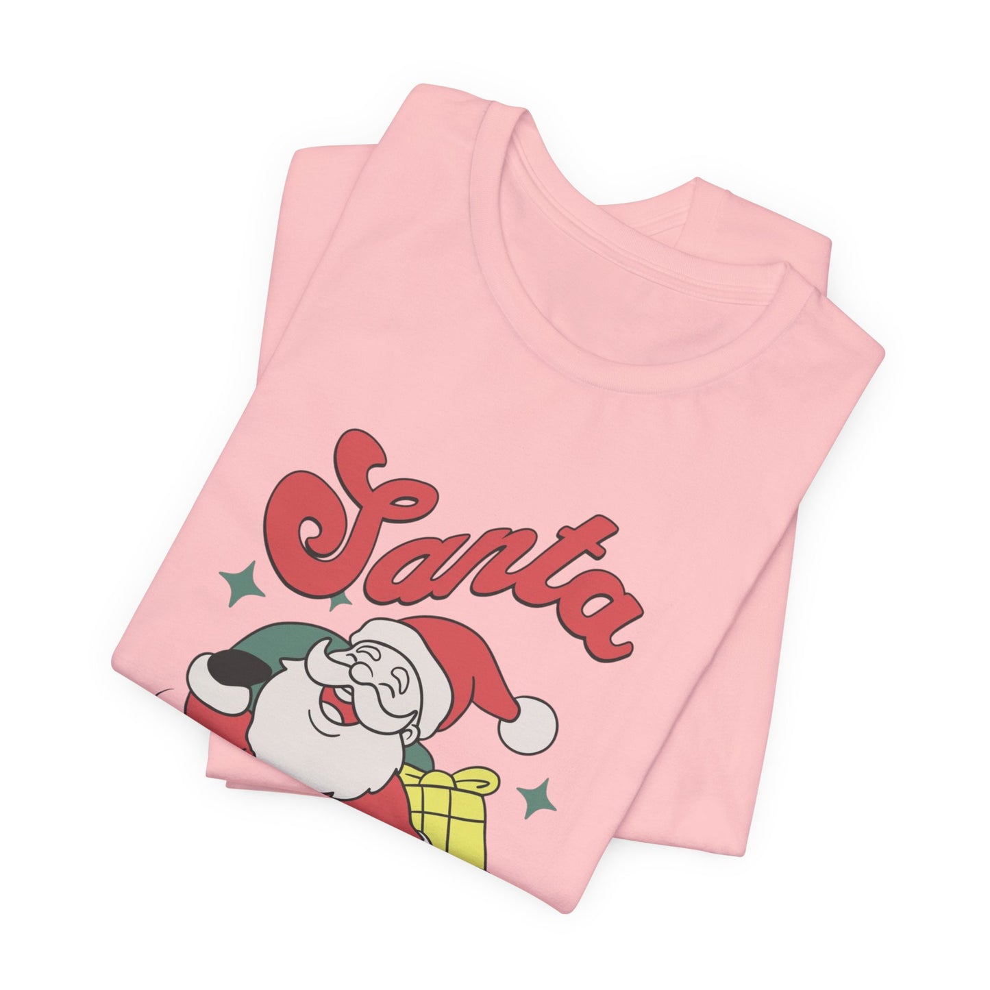 Santa Graphic T-Shirt — Retro Merry Christmas Tee