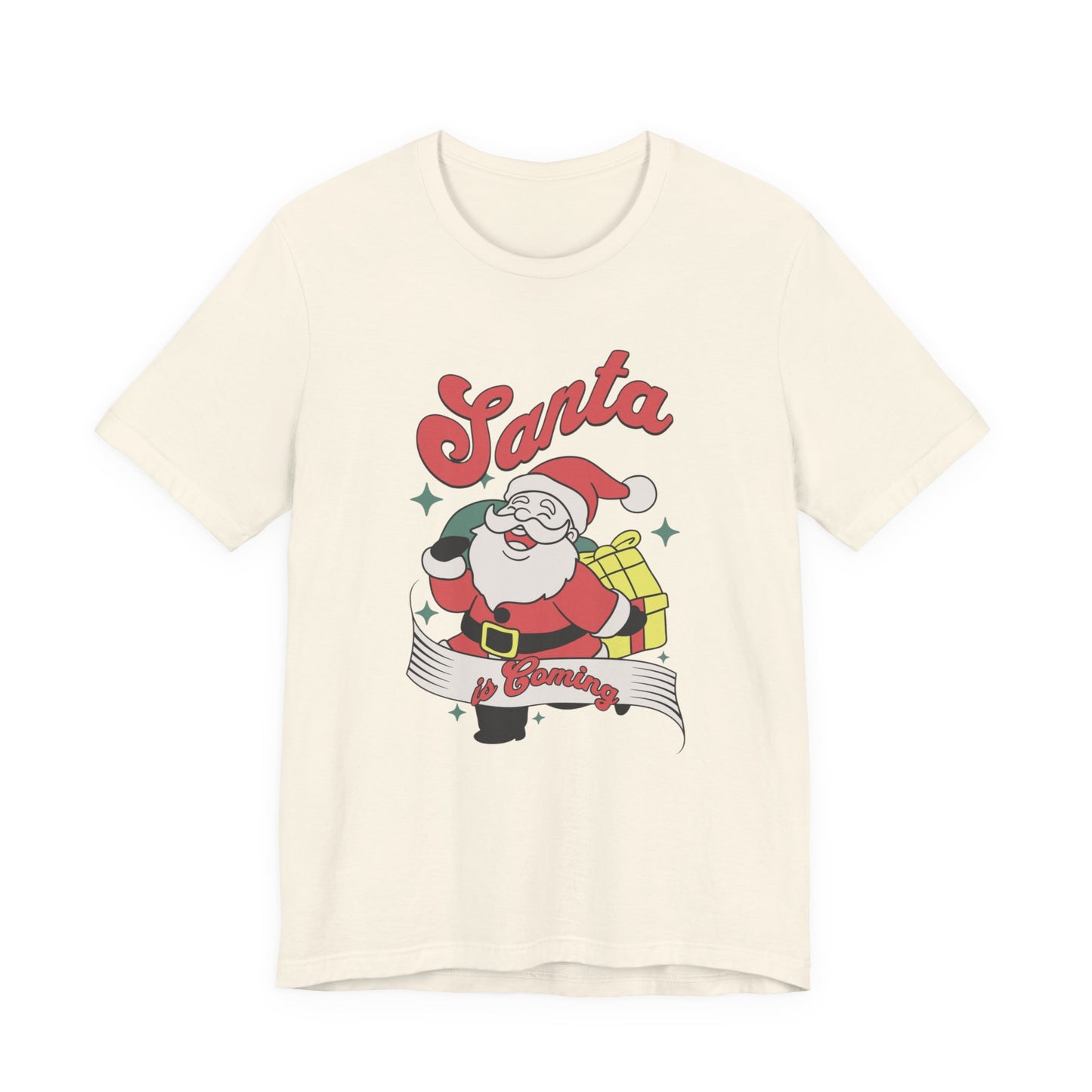 Santa Graphic T-Shirt — Retro Merry Christmas Tee