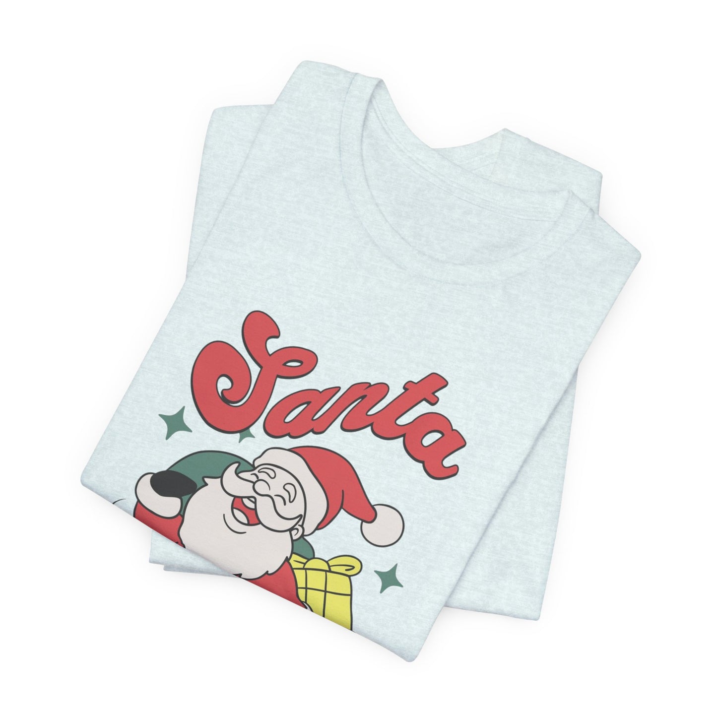 Santa Graphic T-Shirt — Retro Merry Christmas Tee