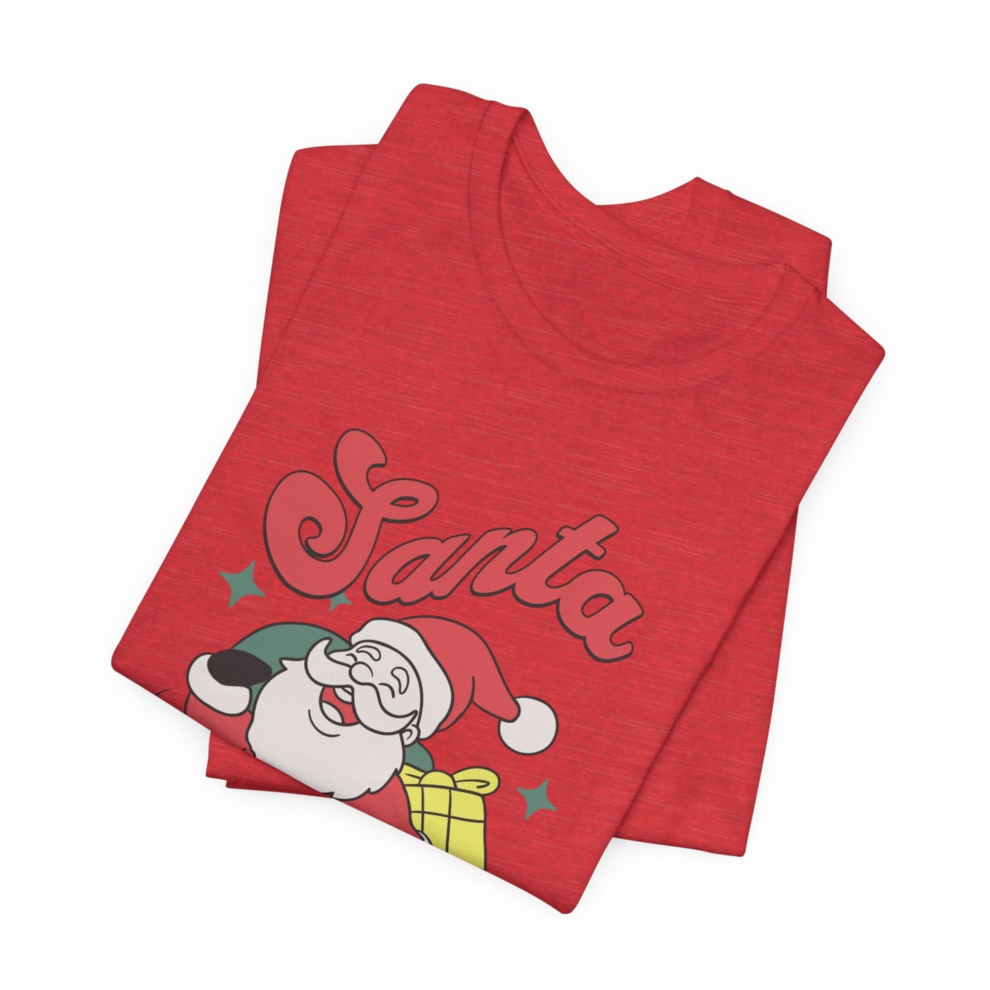 Santa Graphic T-Shirt — Retro Merry Christmas Tee