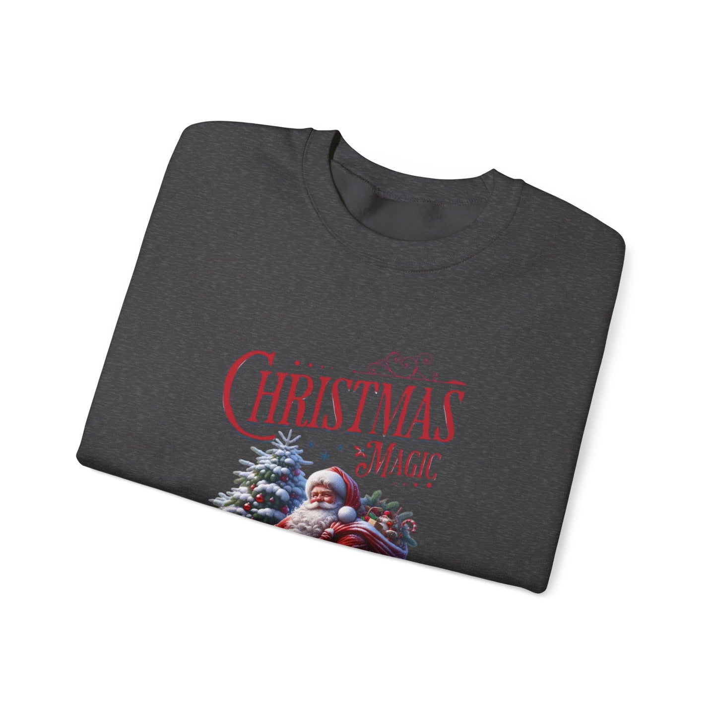 Sweatshirt — 'Christmas Magic' Santa Cozy Holiday Crewneck
