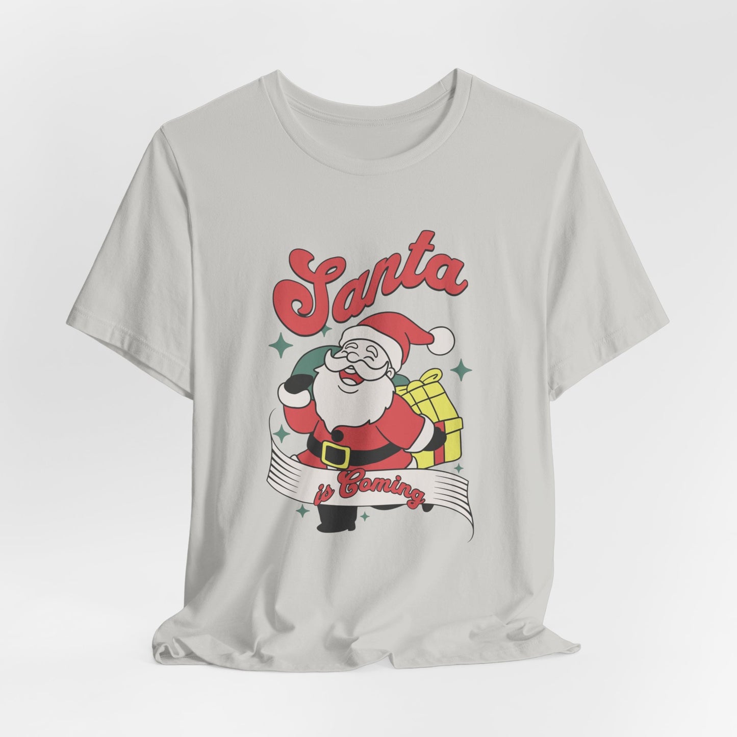 Santa Graphic T-Shirt — Retro Merry Christmas Tee