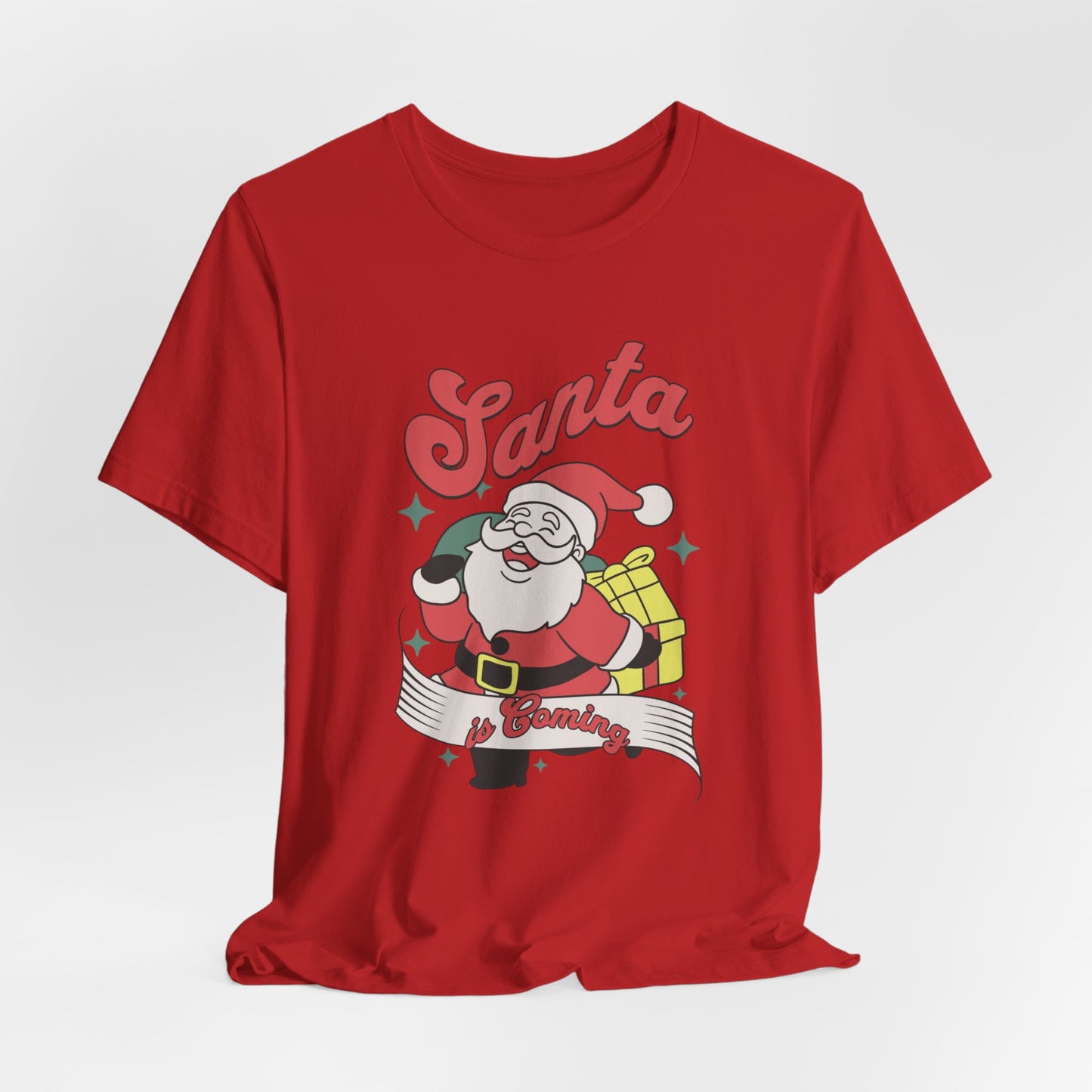 Santa Graphic T-Shirt — Retro Merry Christmas Tee