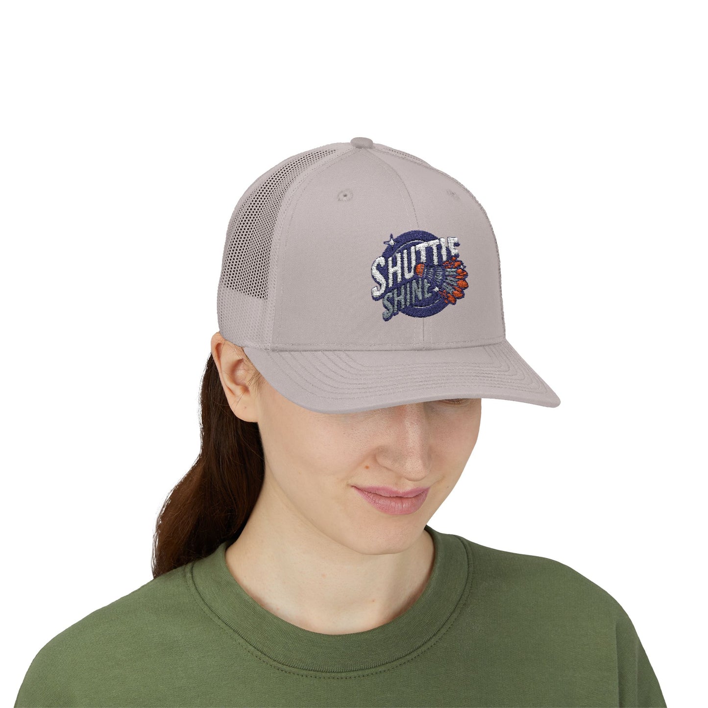 Shuttle Launch Trucker Cap — Retro Space Crew Snapback