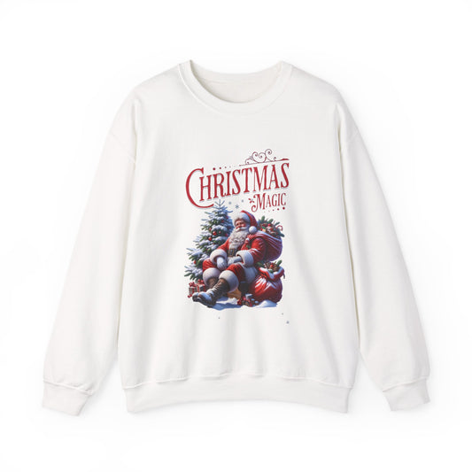 Sweatshirt — 'Christmas Magic' Santa Cozy Holiday Crewneck
