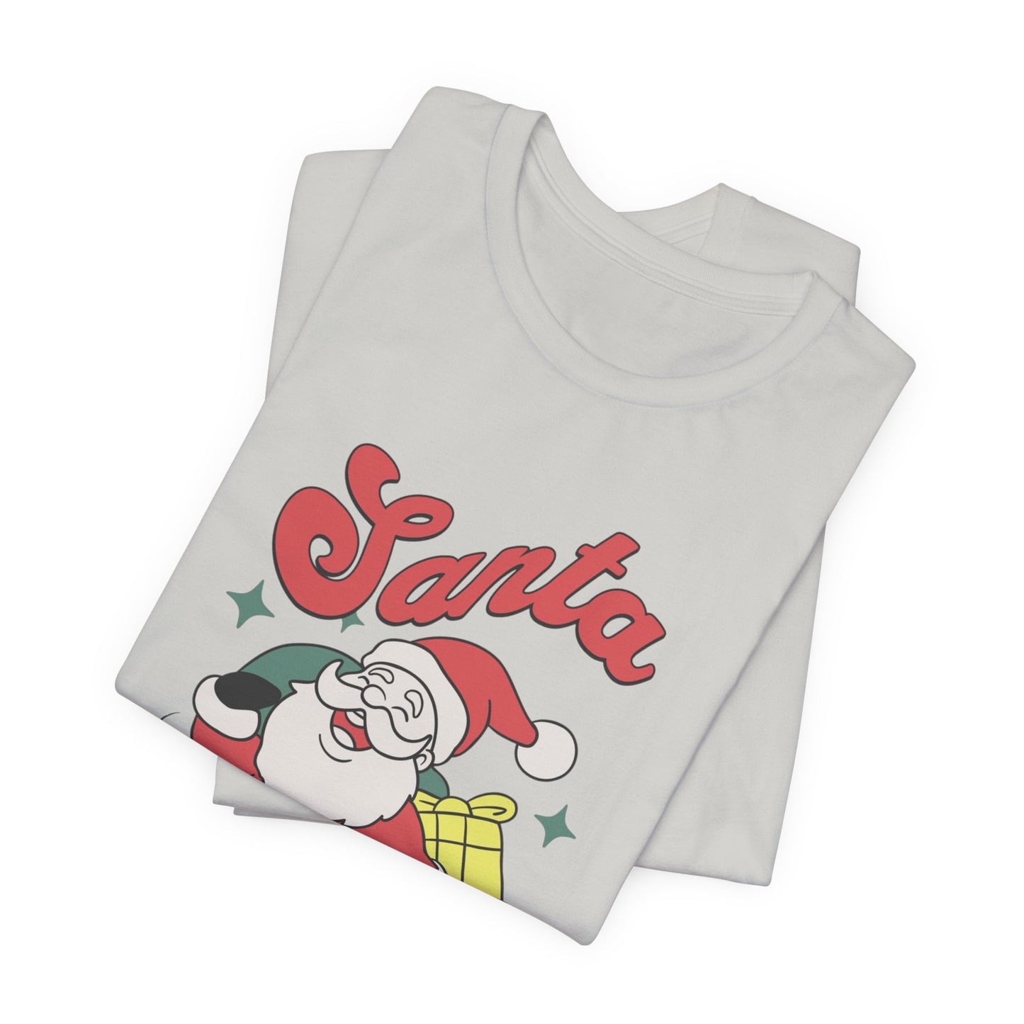 Santa Graphic T-Shirt — Retro Merry Christmas Tee