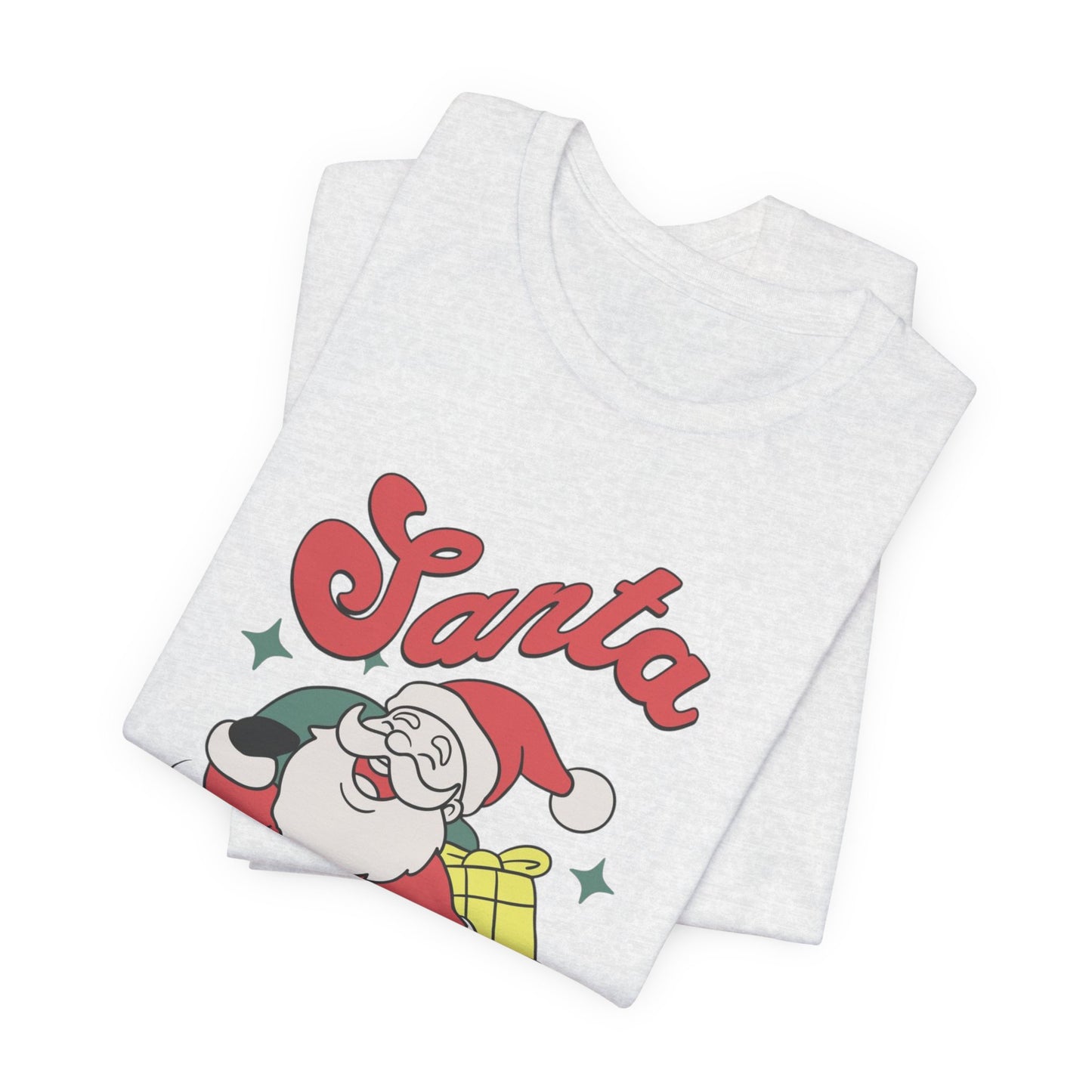 Santa Graphic T-Shirt — Retro Merry Christmas Tee