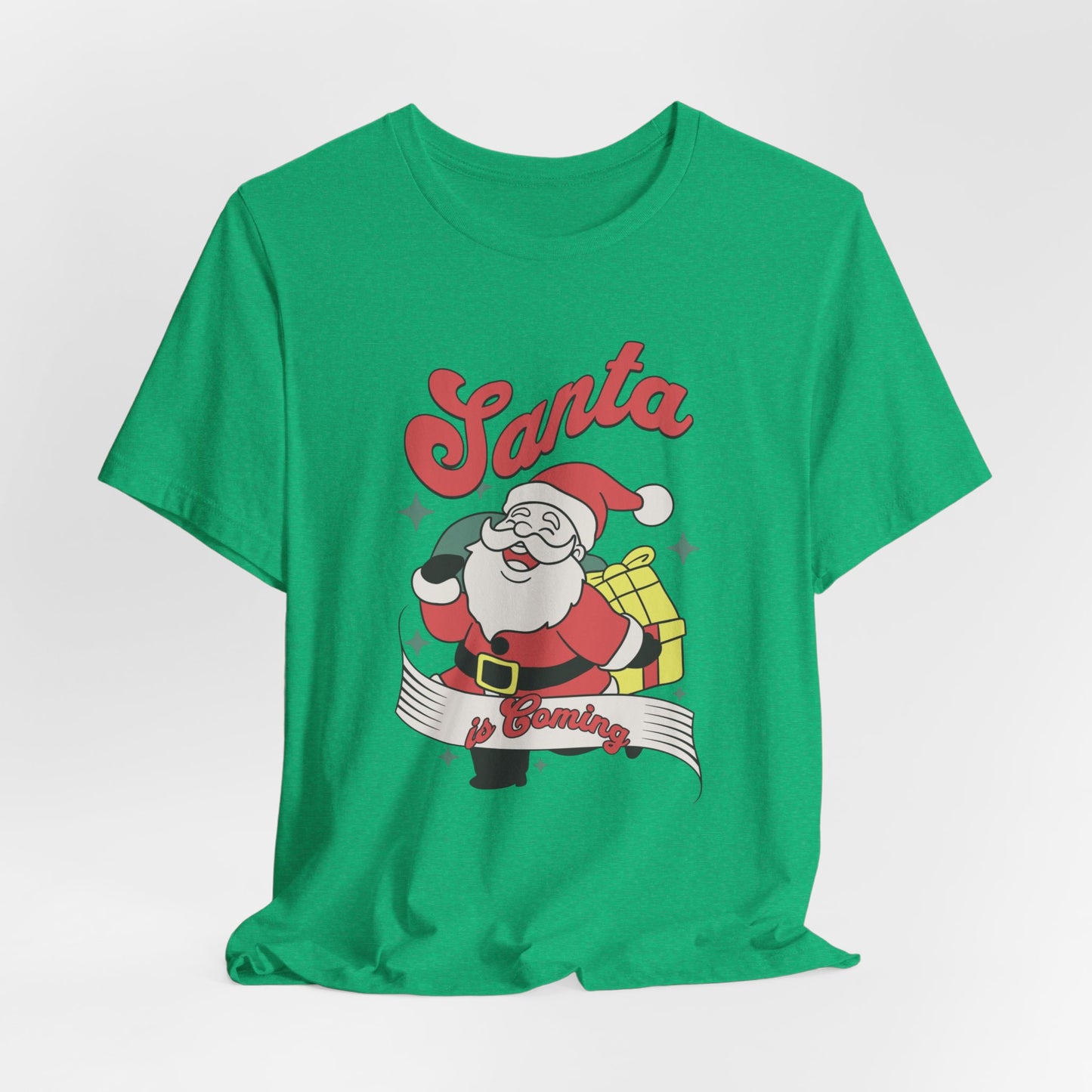 Santa Graphic T-Shirt — Retro Merry Christmas Tee