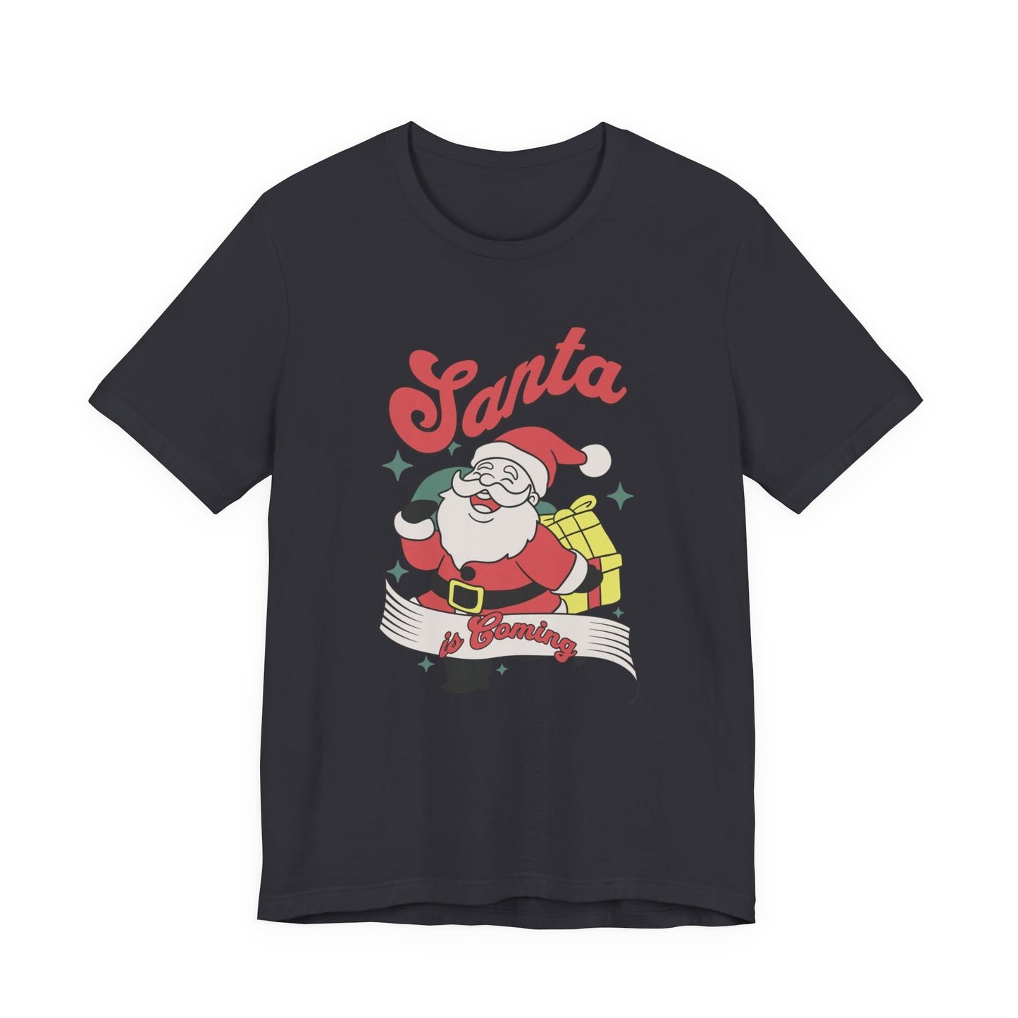 Santa Graphic T-Shirt — Retro Merry Christmas Tee