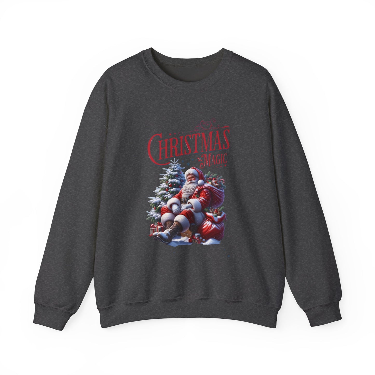 Sweatshirt — 'Christmas Magic' Santa Cozy Holiday Crewneck