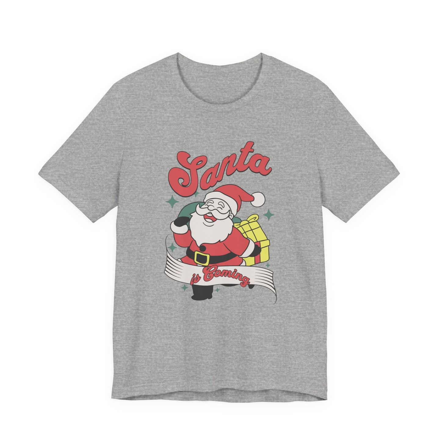 Santa Graphic T-Shirt — Retro Merry Christmas Tee