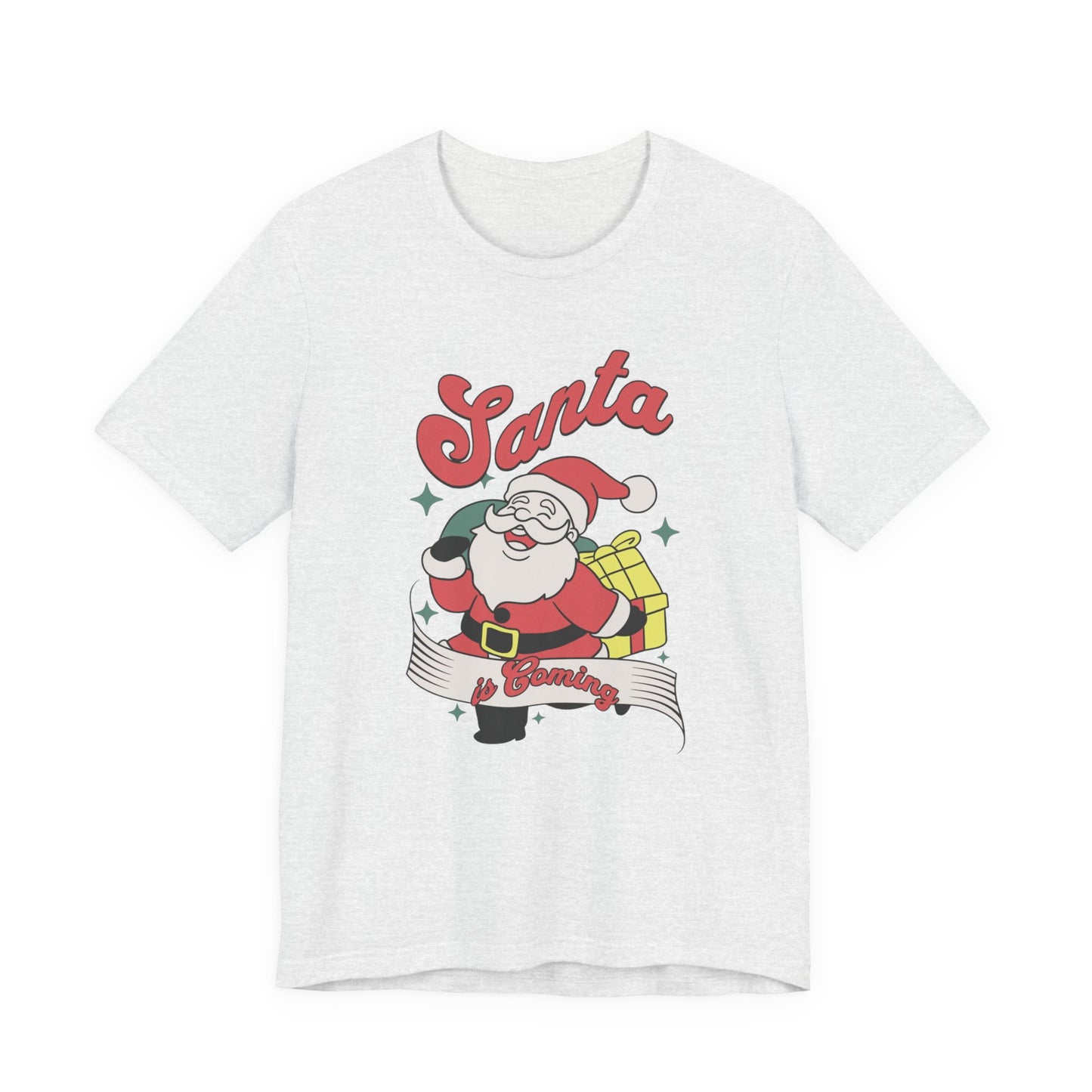 Santa Graphic T-Shirt — Retro Merry Christmas Tee