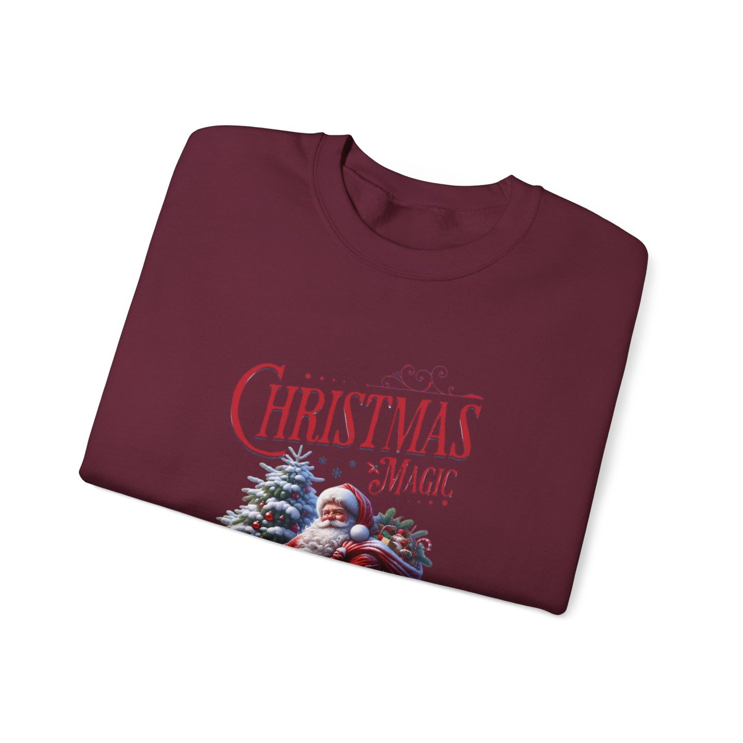 Sweatshirt — 'Christmas Magic' Santa Cozy Holiday Crewneck