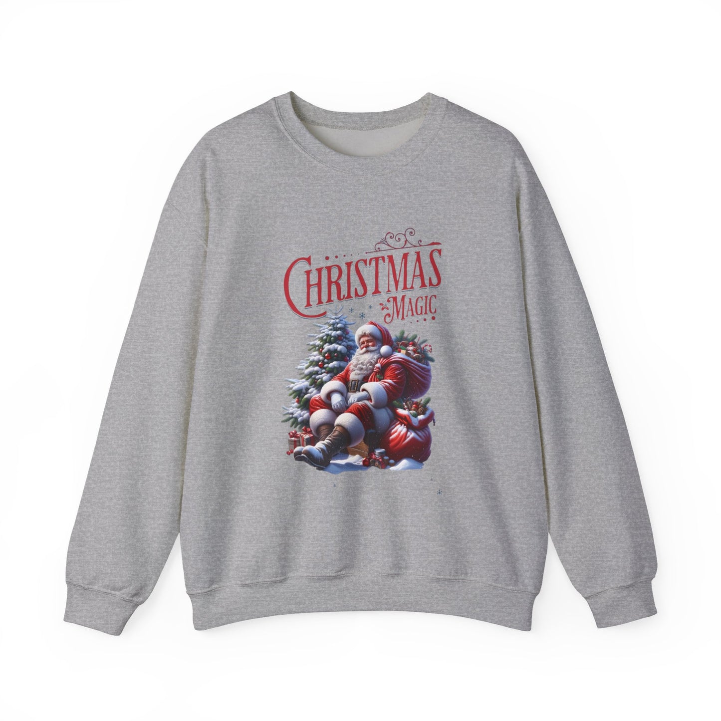 Sweatshirt — 'Christmas Magic' Santa Cozy Holiday Crewneck
