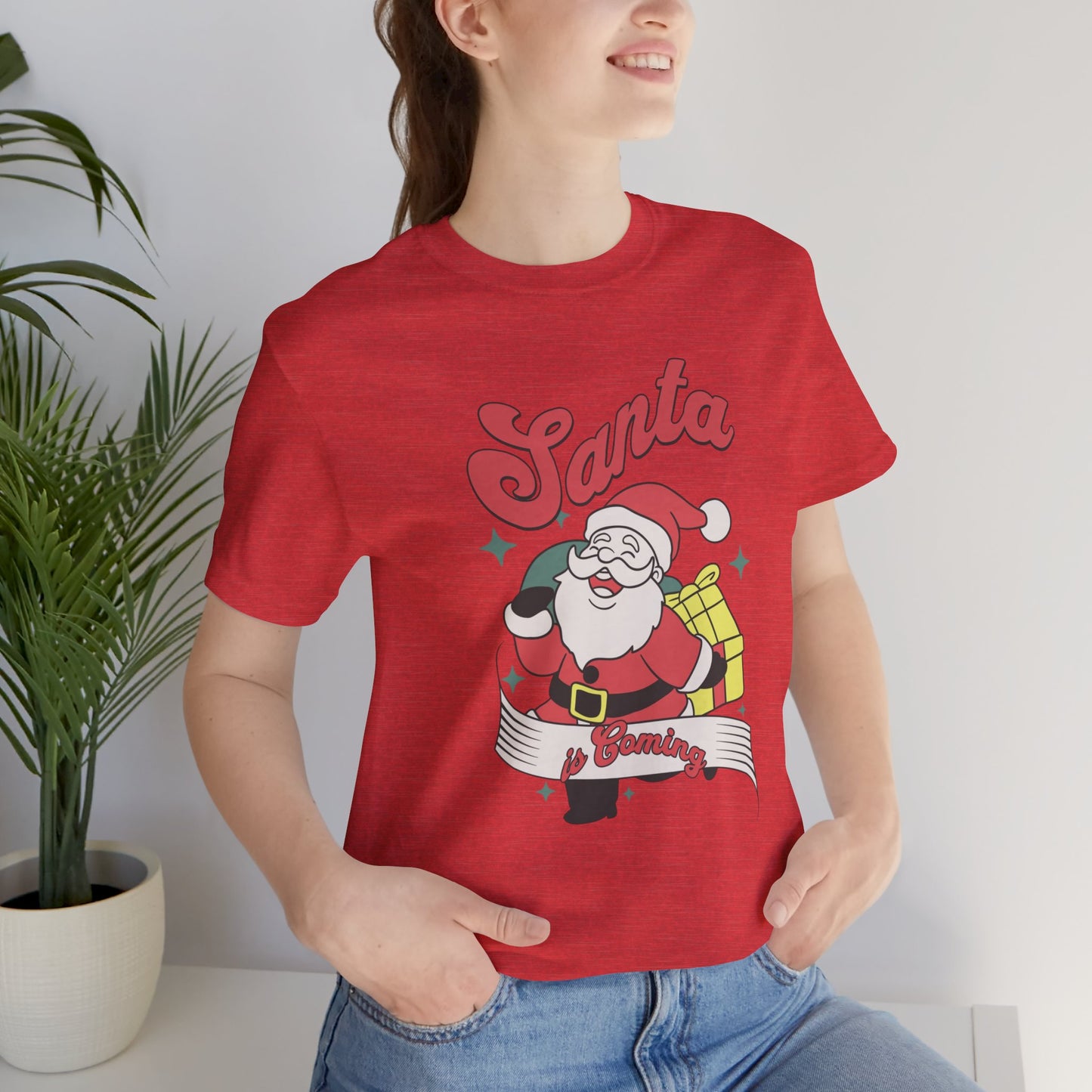 Santa Graphic T-Shirt — Retro Merry Christmas Tee