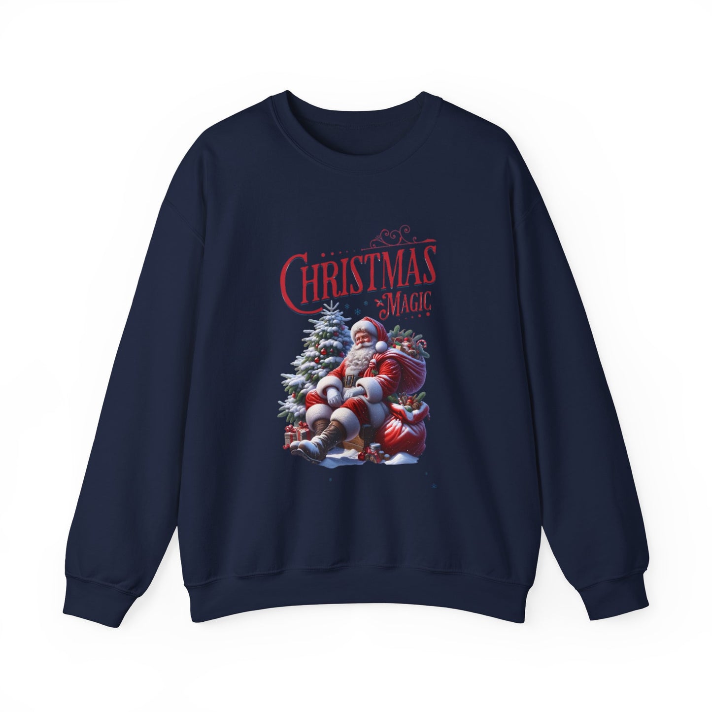 Sweatshirt — 'Christmas Magic' Santa Cozy Holiday Crewneck
