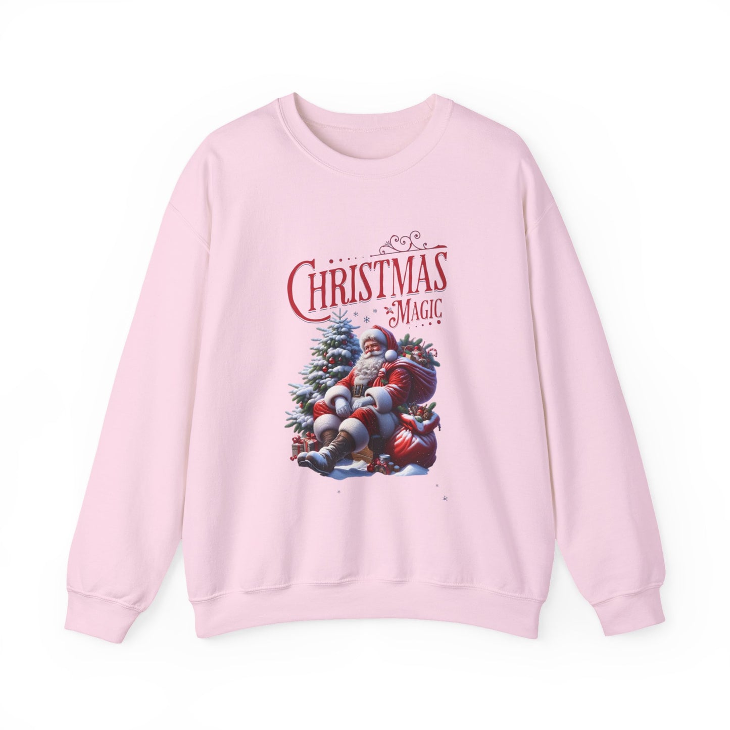 Sweatshirt — 'Christmas Magic' Santa Cozy Holiday Crewneck