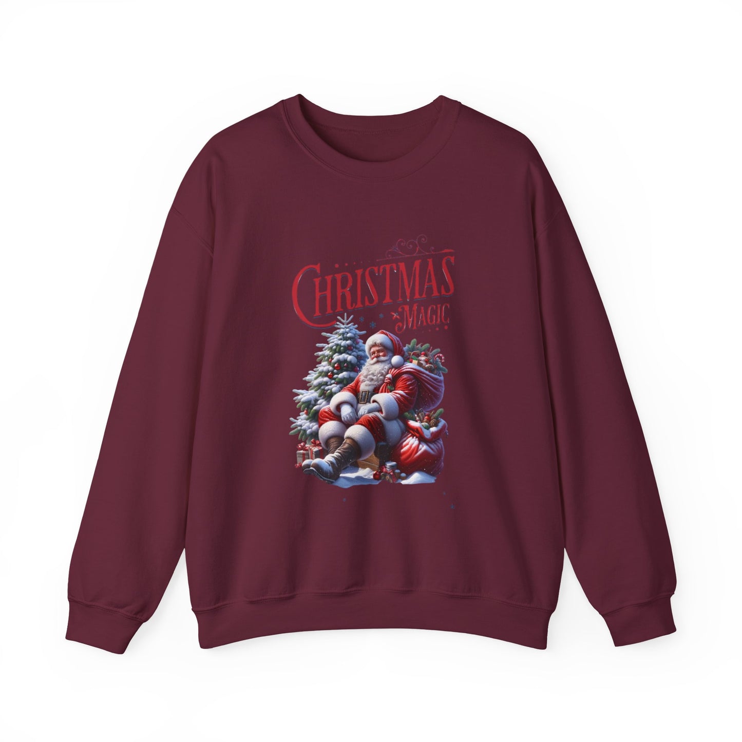 Sweatshirt — 'Christmas Magic' Santa Cozy Holiday Crewneck