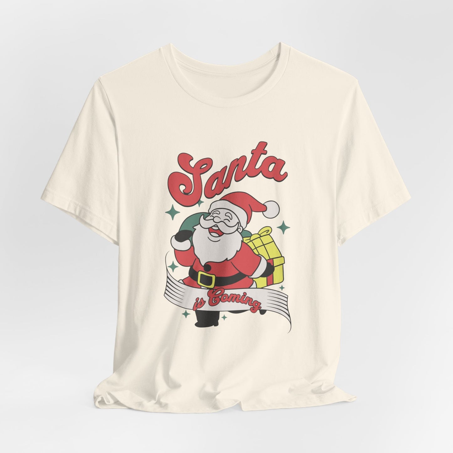 Santa Graphic T-Shirt — Retro Merry Christmas Tee