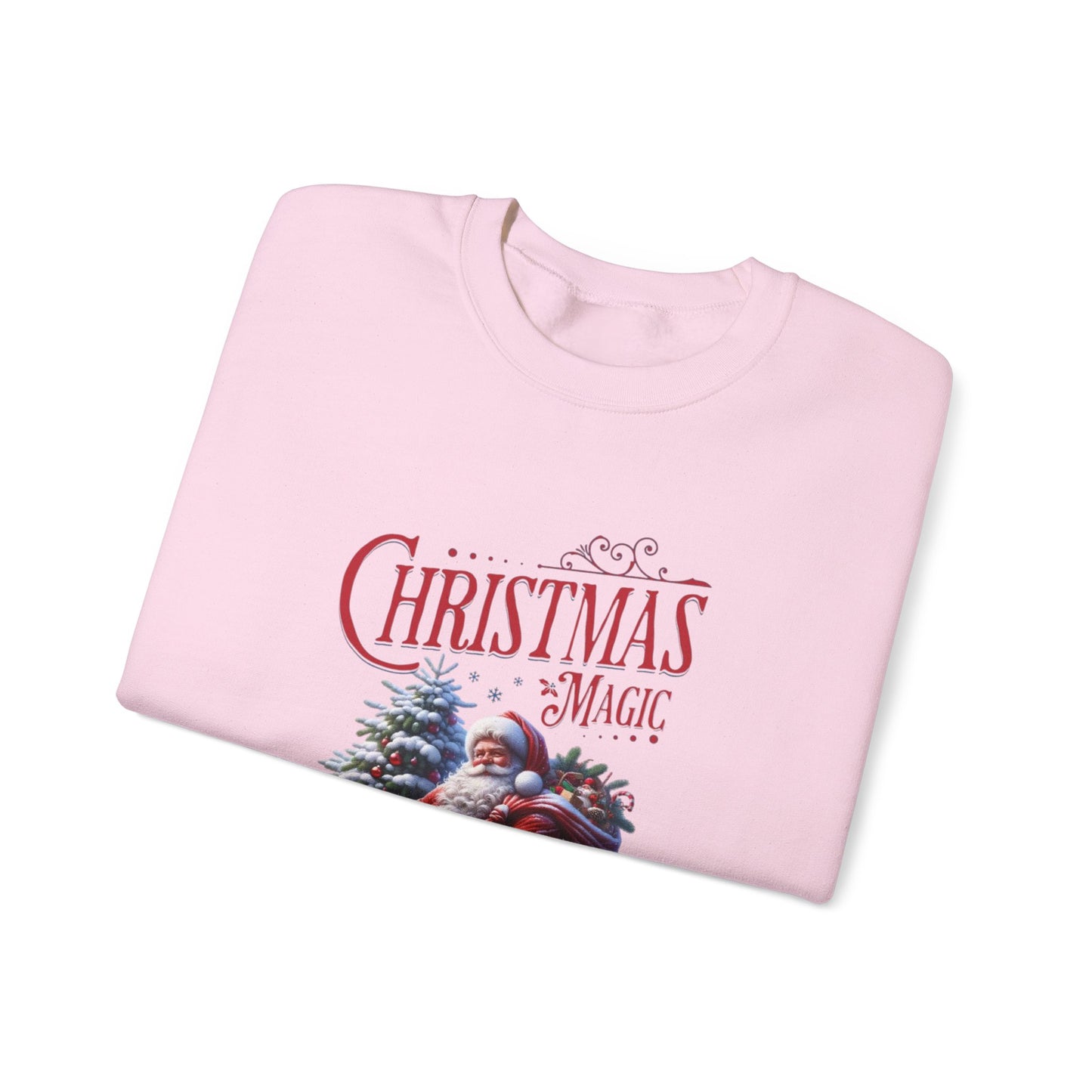 Sweatshirt — 'Christmas Magic' Santa Cozy Holiday Crewneck