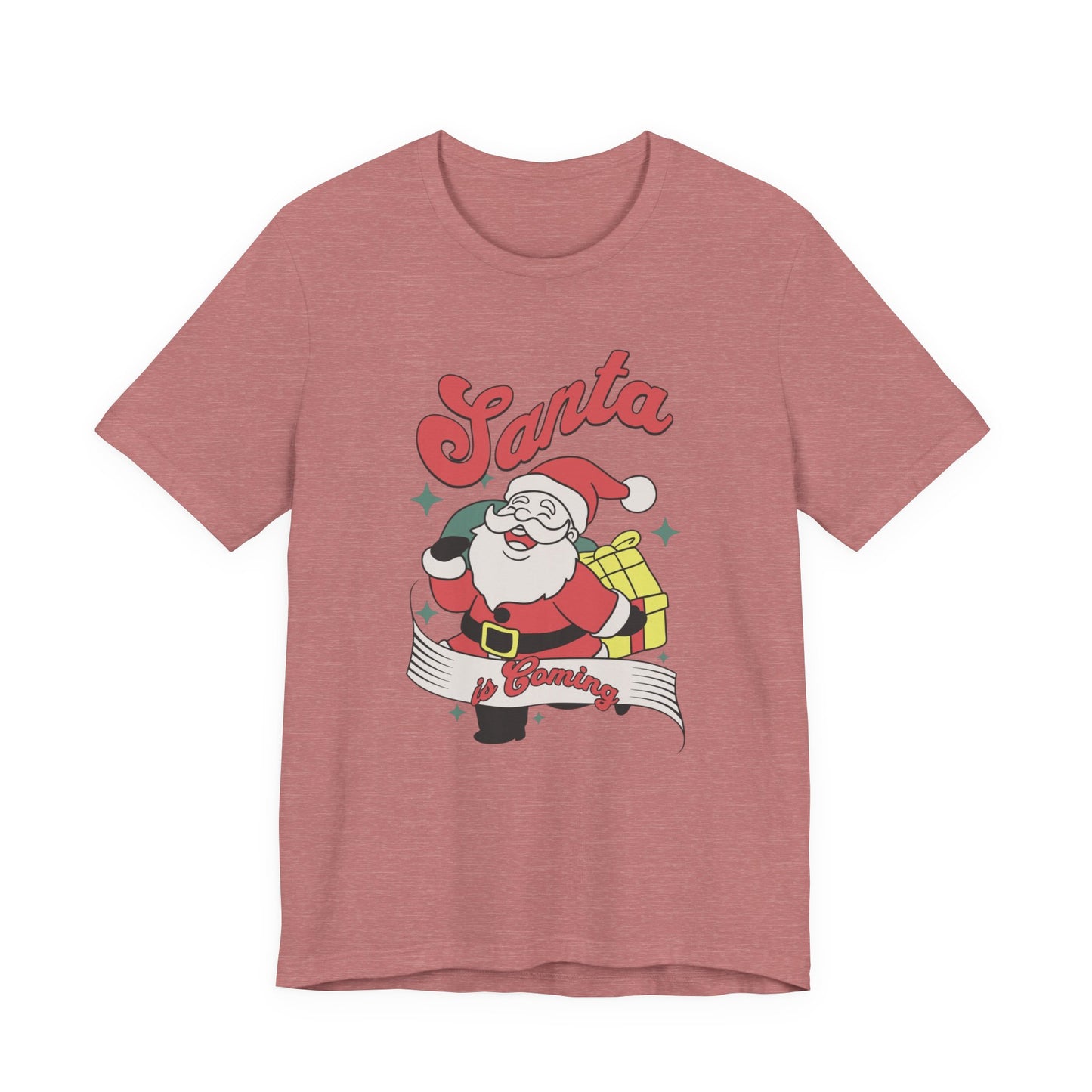 Santa Graphic T-Shirt — Retro Merry Christmas Tee