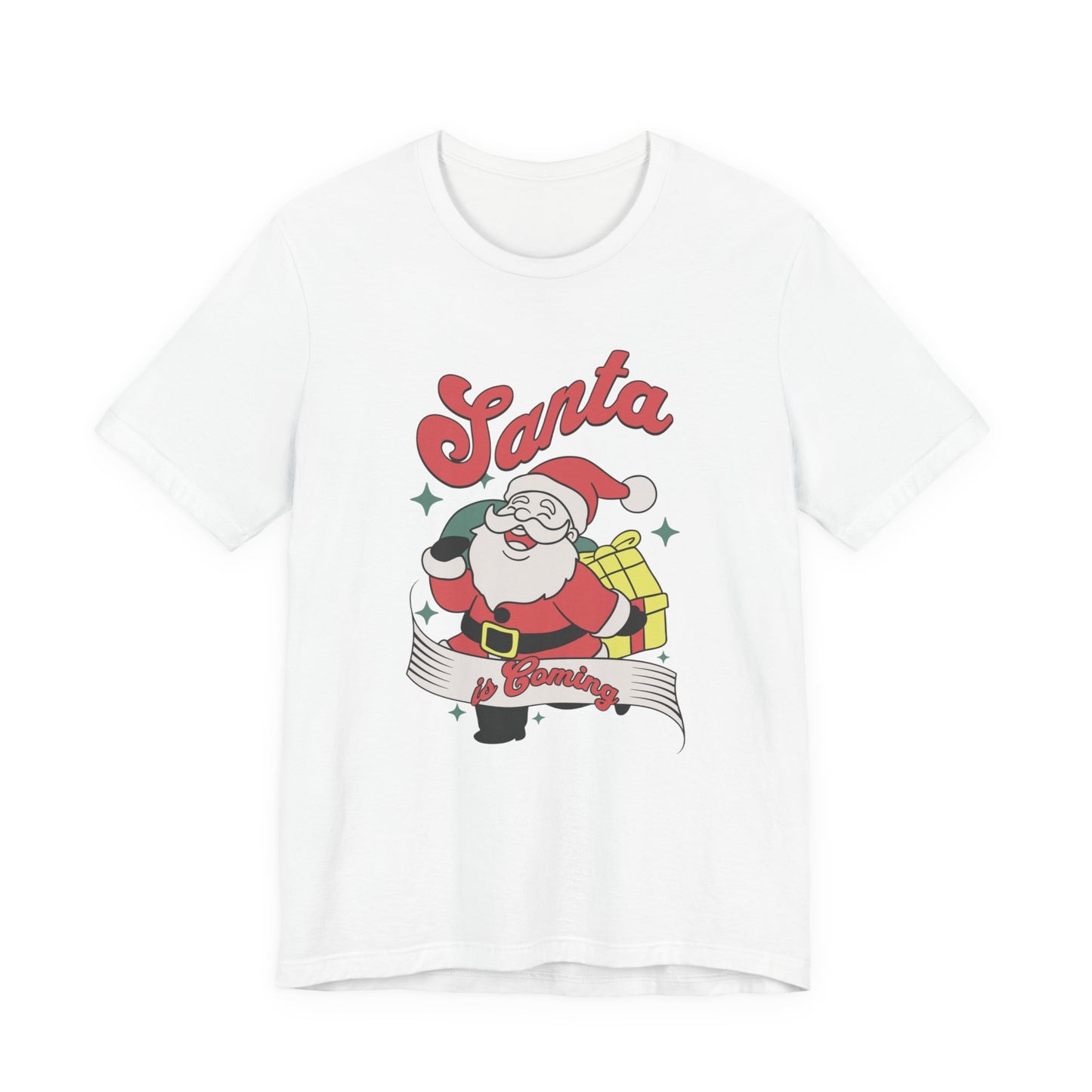 Santa Graphic T-Shirt — Retro Merry Christmas Tee