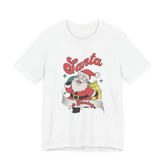 Santa Graphic T-Shirt — Retro Merry Christmas Tee