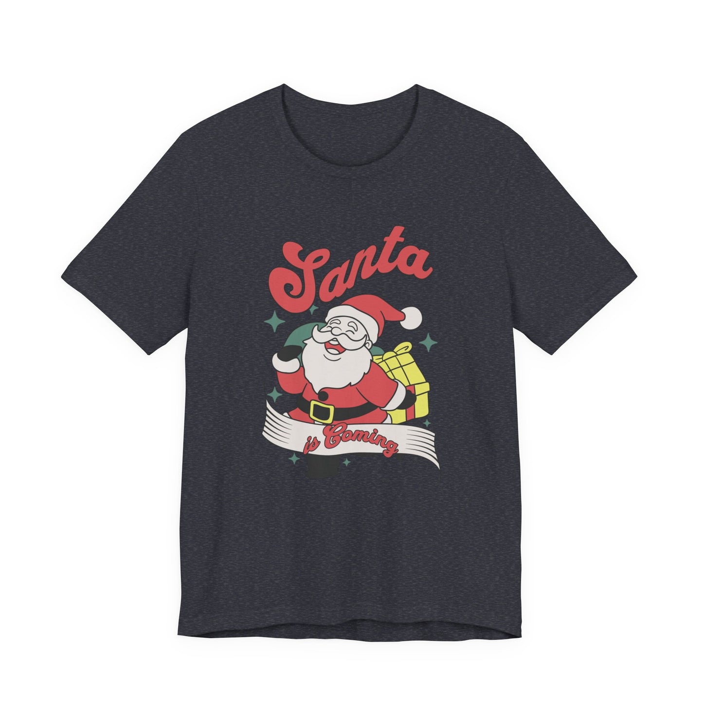 Santa Graphic T-Shirt — Retro Merry Christmas Tee