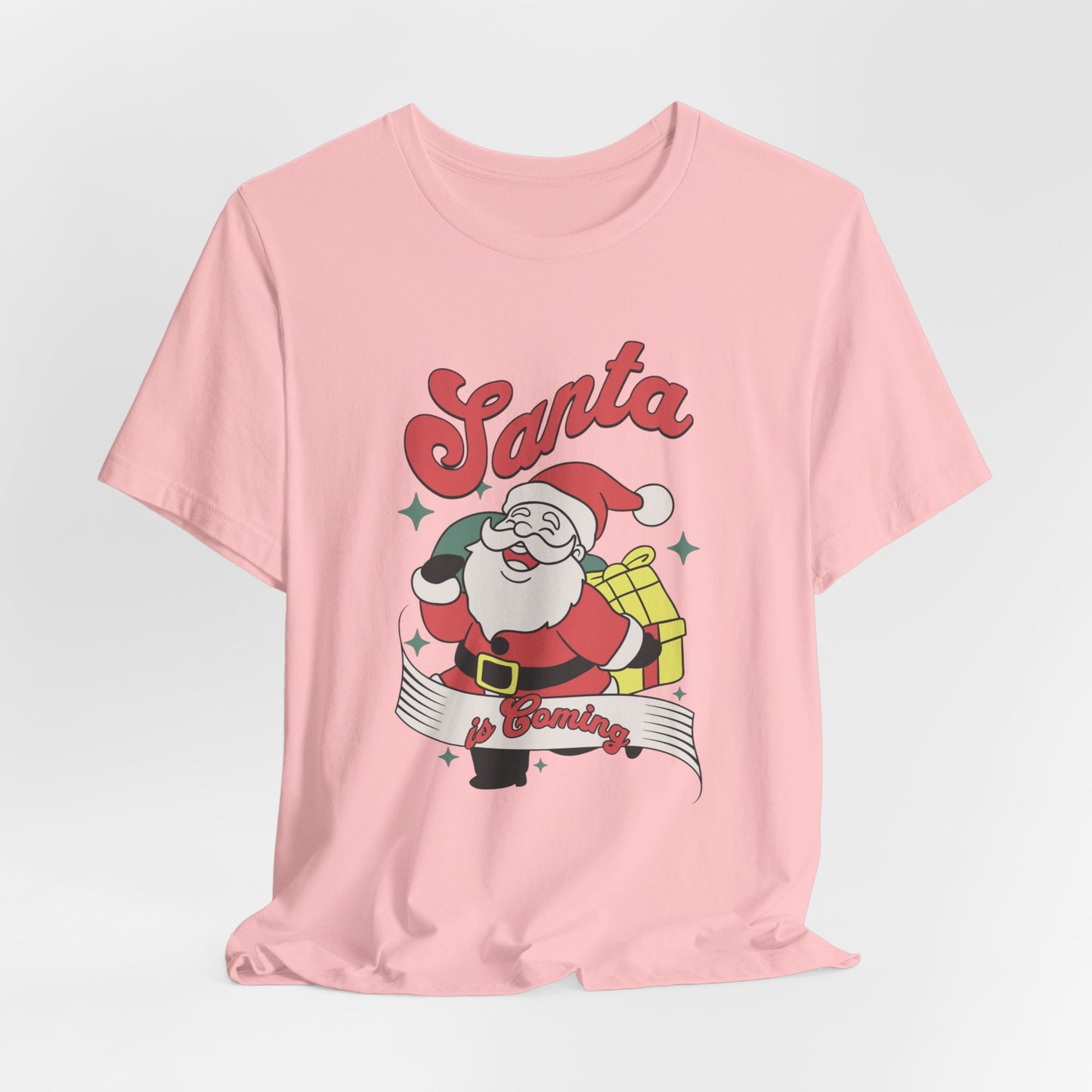 Santa Graphic T-Shirt — Retro Merry Christmas Tee