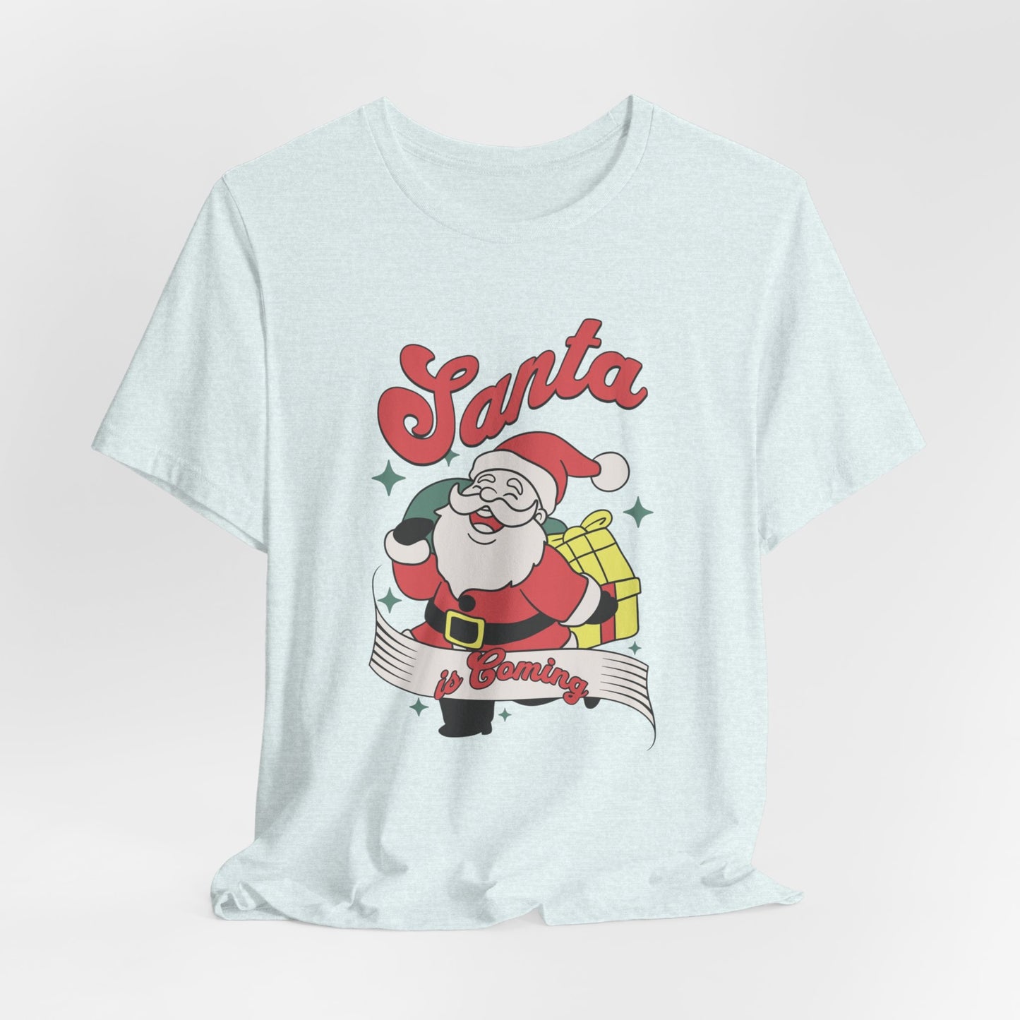 Santa Graphic T-Shirt — Retro Merry Christmas Tee
