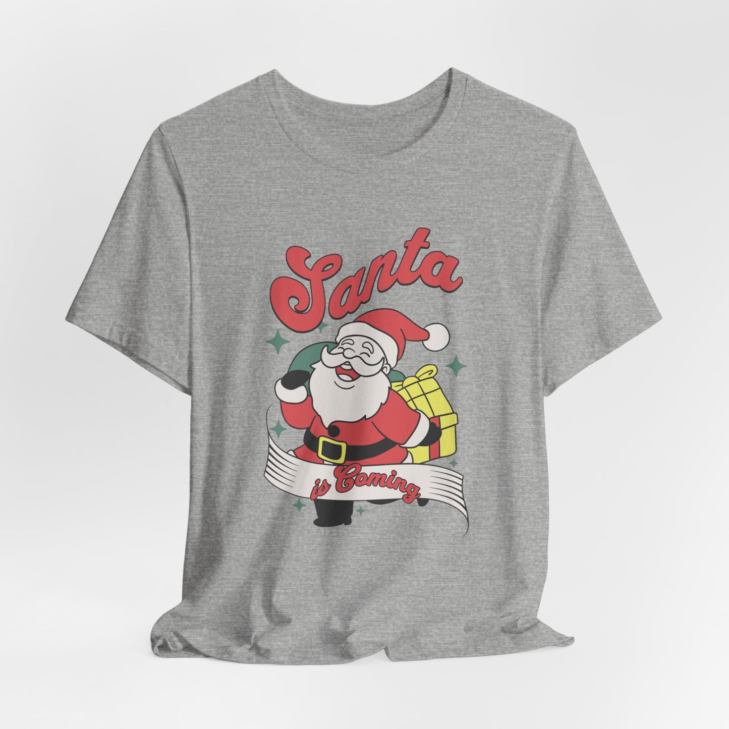 Santa Graphic T-Shirt — Retro Merry Christmas Tee