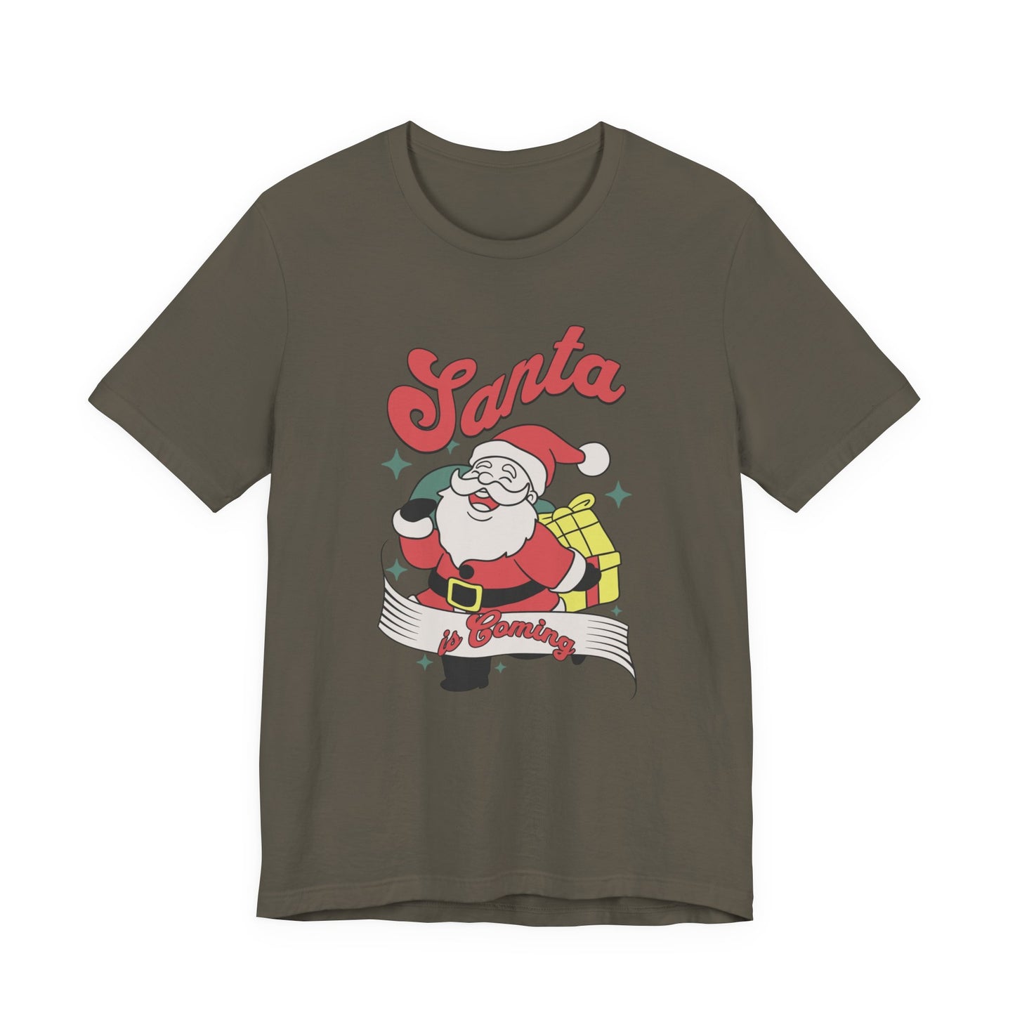 Santa Graphic T-Shirt — Retro Merry Christmas Tee