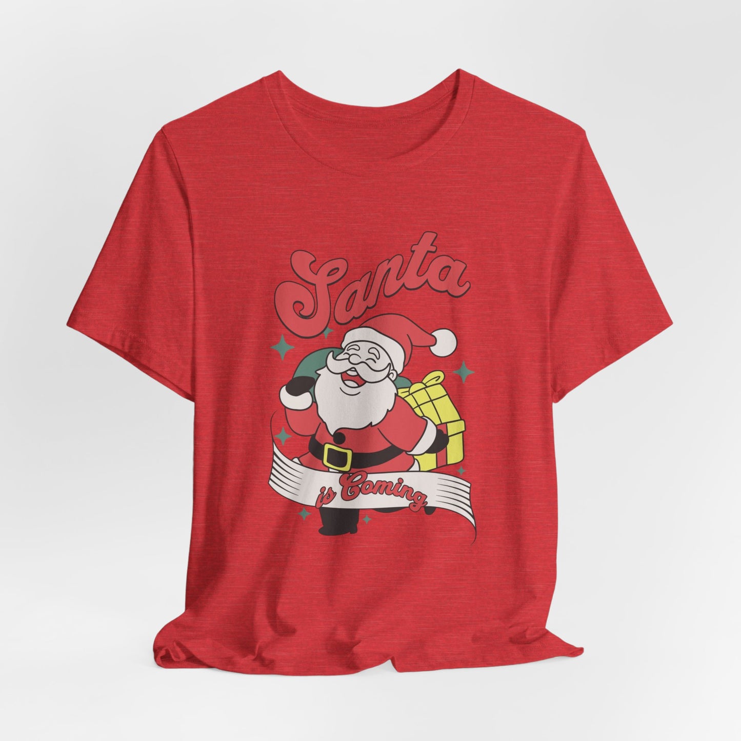 Santa Graphic T-Shirt — Retro Merry Christmas Tee