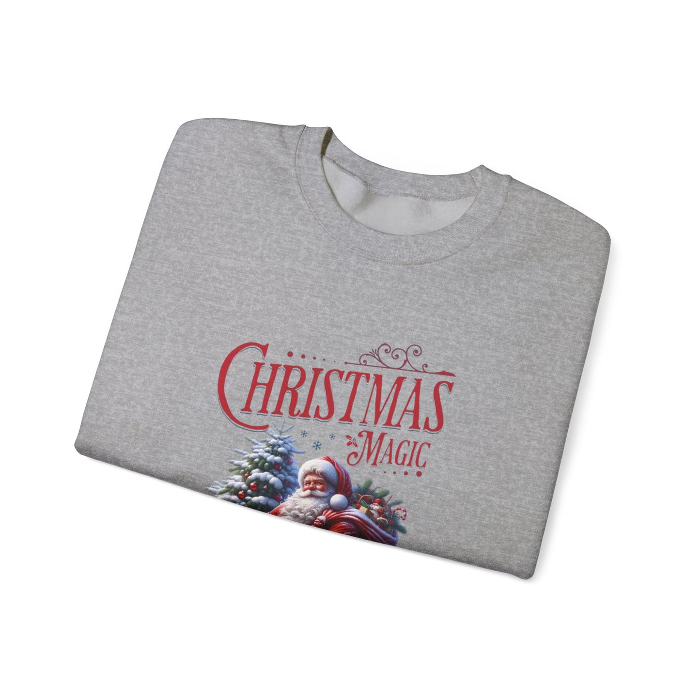 Sweatshirt — 'Christmas Magic' Santa Cozy Holiday Crewneck