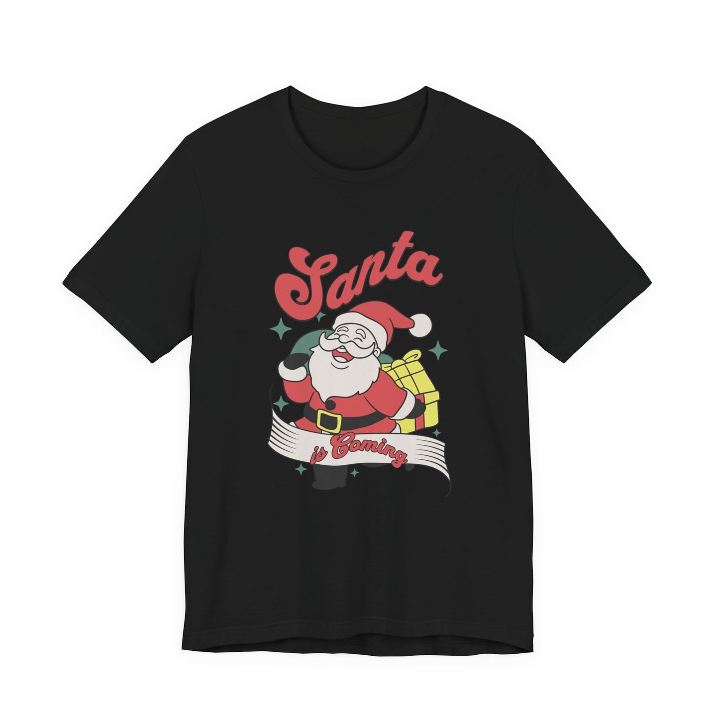 Santa Graphic T-Shirt — Retro Merry Christmas Tee