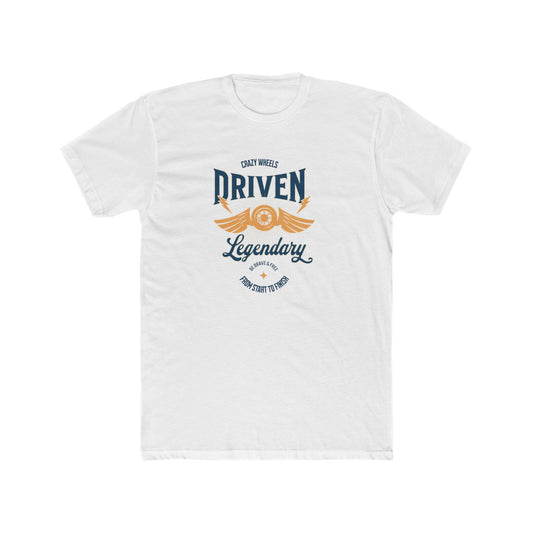 Driven Legendary Tee — Vintage Motorcycle Wings Graphic Shirt