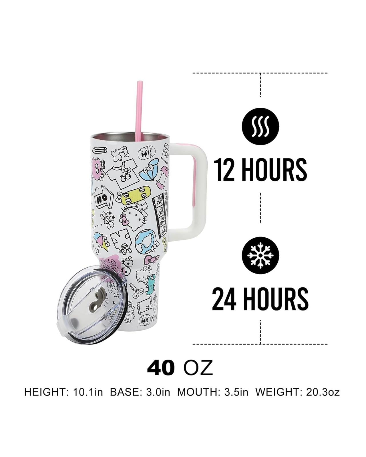 Vaso Térmico Hello Kitty